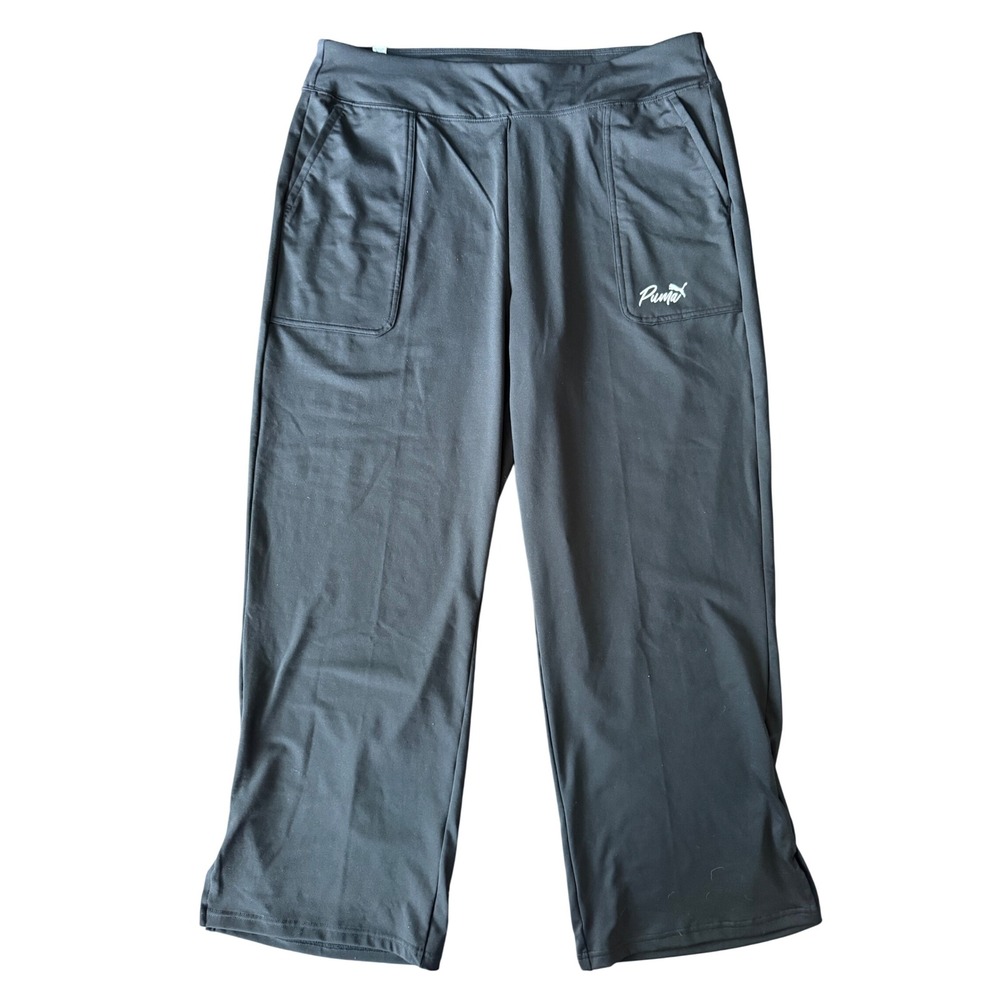 NWT Puma Women's XXL Black Live In HW Straight Activewear Pants | SKU 1136